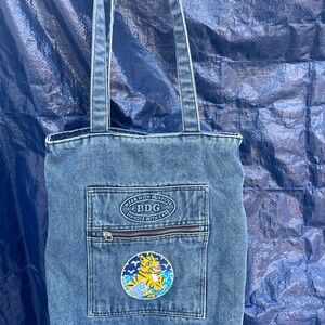 BDG Denim Tote Bag with Patch boho grunge whimsical